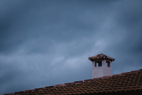 chimney with sky